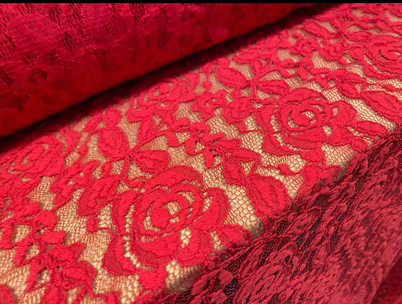 Red Short Ruffle Sarong