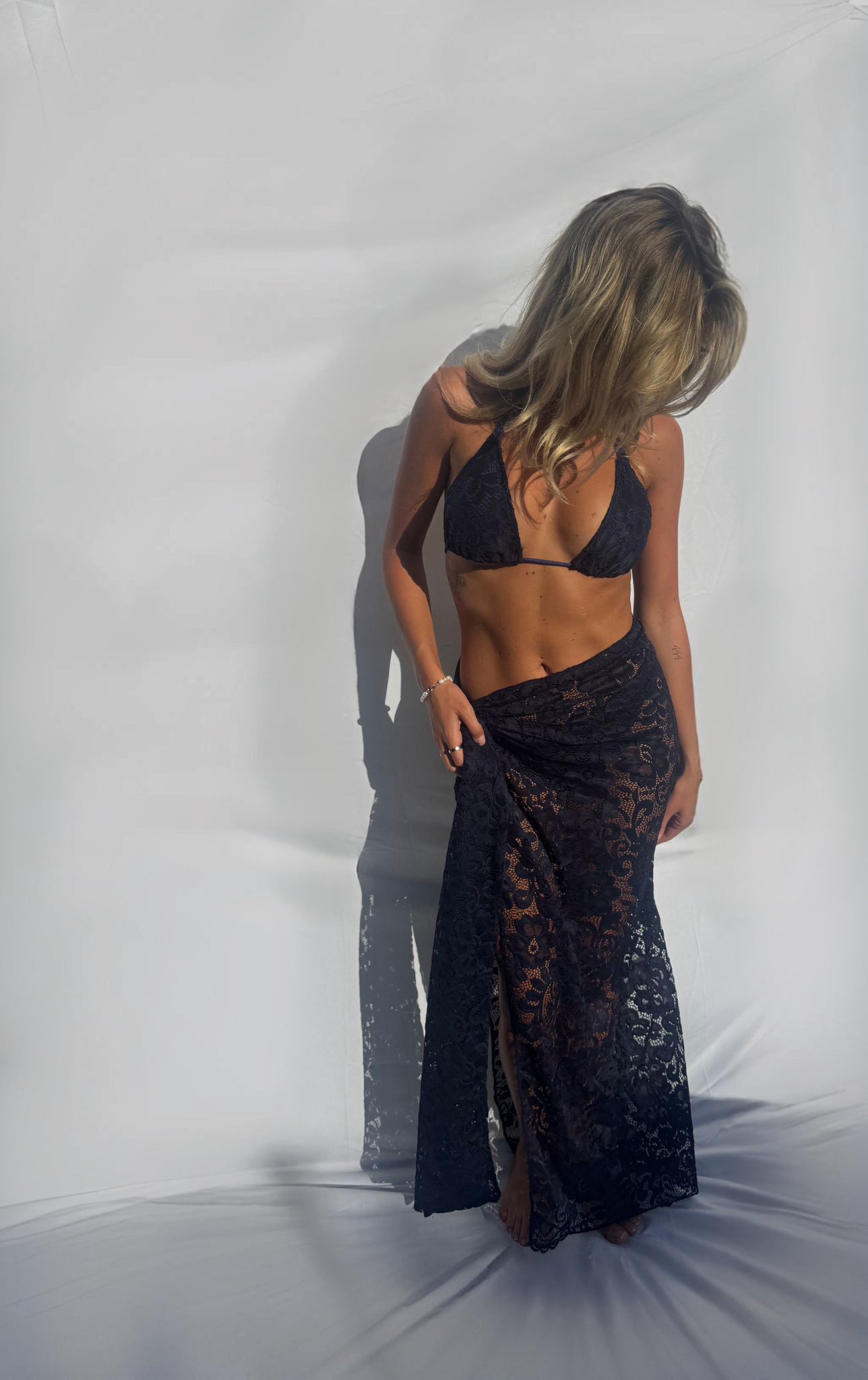 Navy Sarong & bikini set